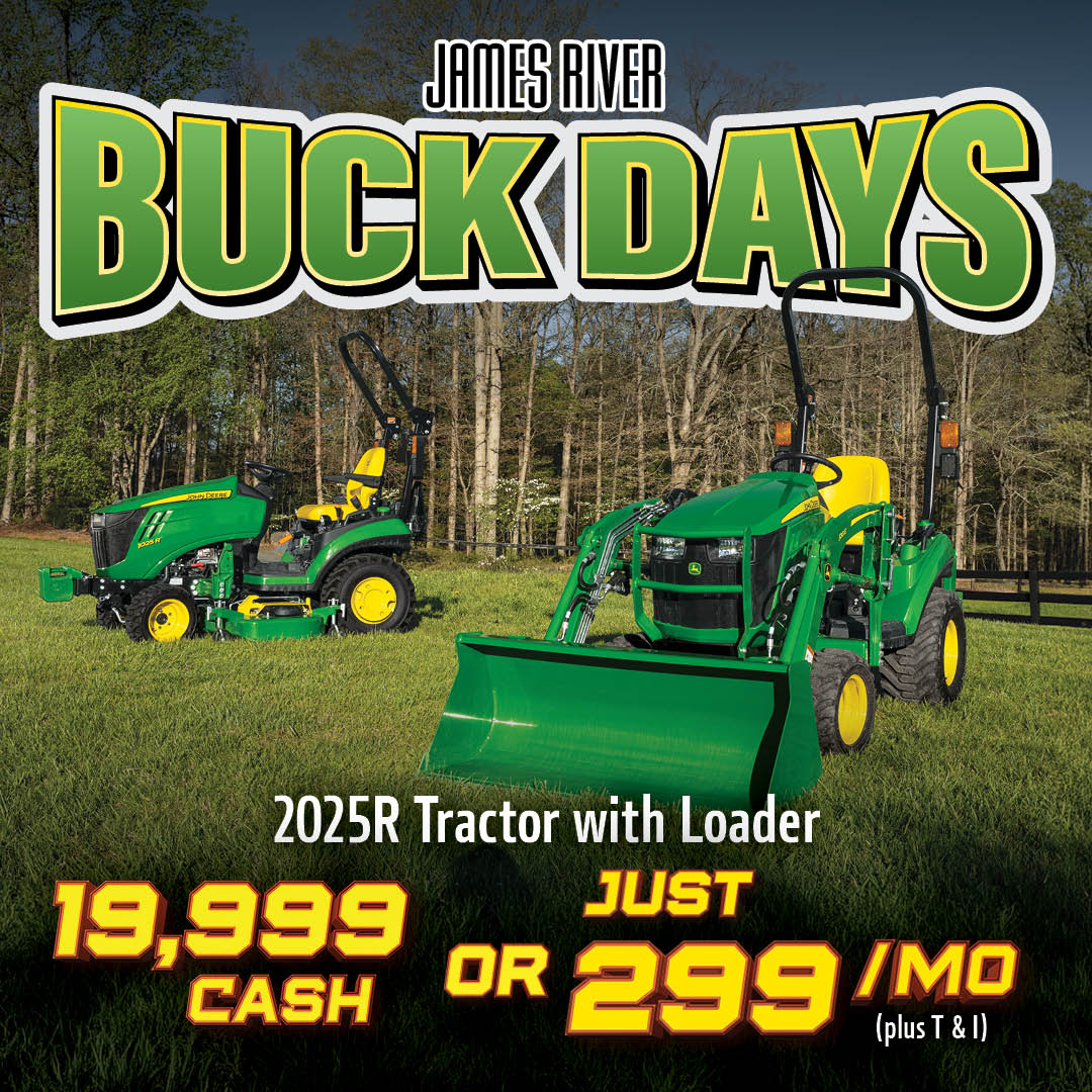 John Deere 2025R with 120R Loader and Backhoe
