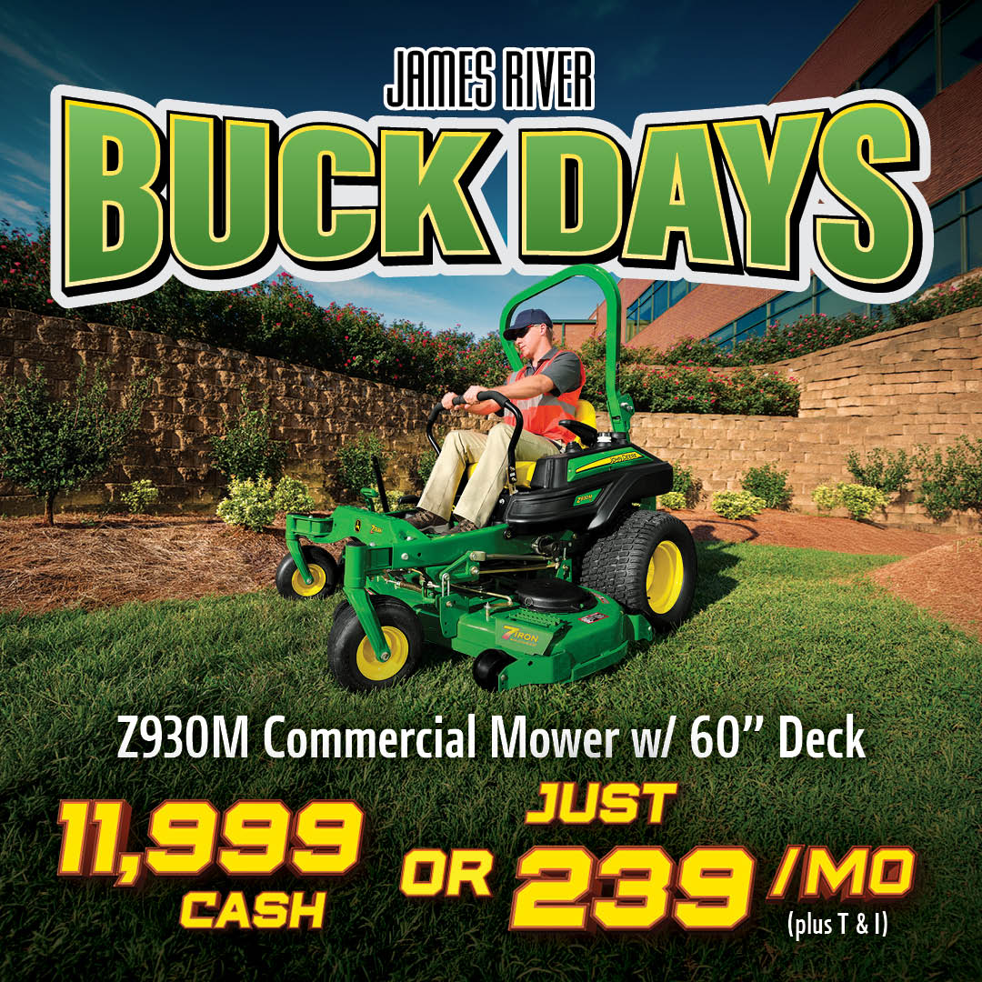 John Deere Z930M Commercial Mower with 60-inch Deck