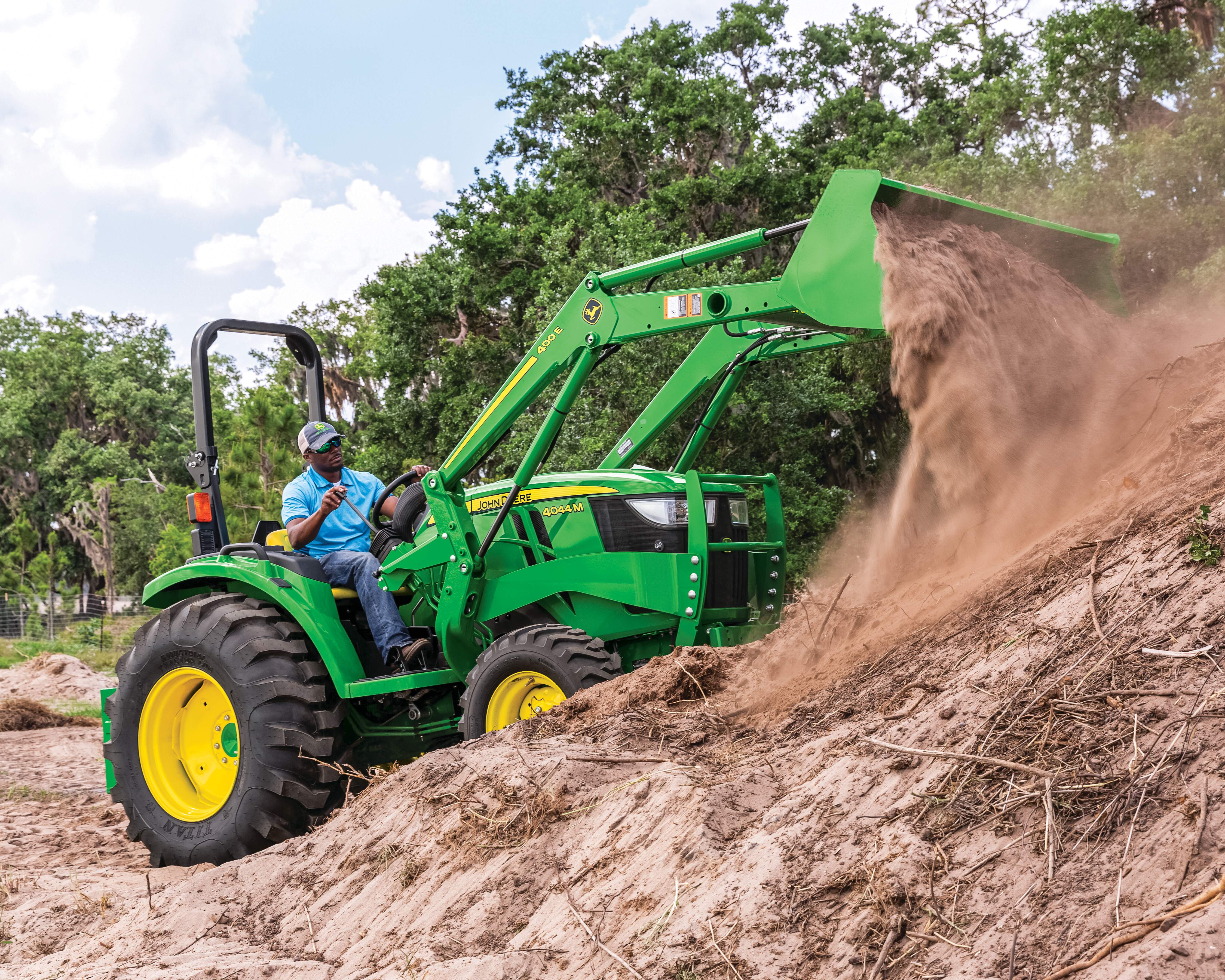 John Deere 4044M with 400E Loader and PowrReverser Transmission