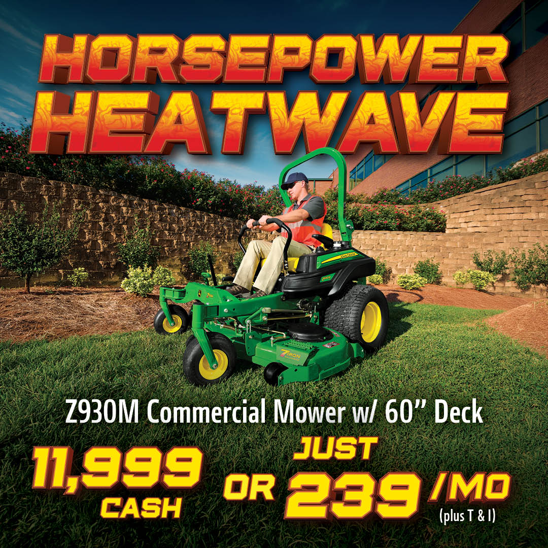 John Deere Z930M Commercial Mower with 60-inch Deck
